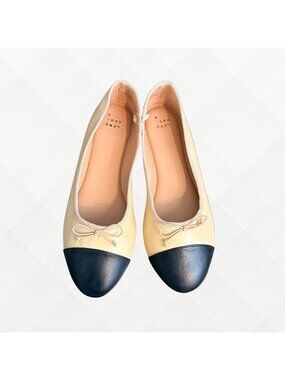 A New Day Cap-Toe Ballet Flats • 7.5 • NWT • WSH-100002